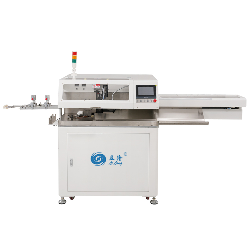 新款 LL-558全數(shù)字智能雙頭剝皮扭線沾錫機